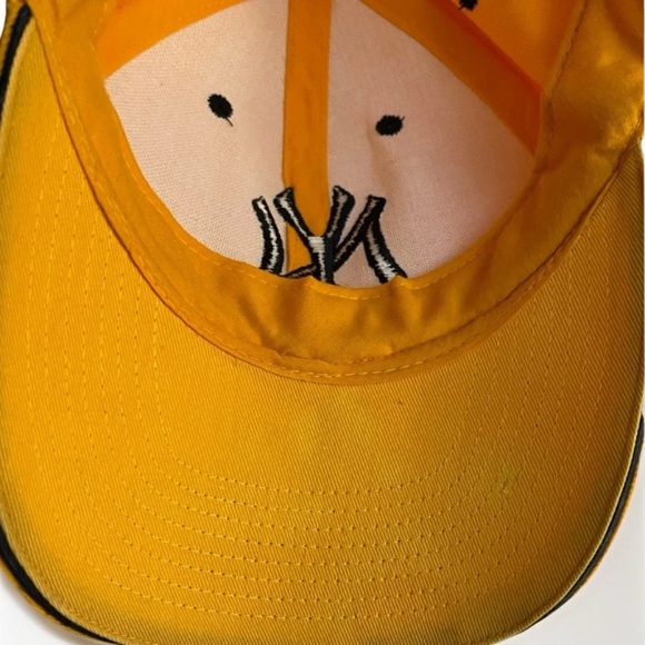 New York Yankees Baseball Yellow Unisex Adjustable Cap Embroidered Logo - Picture 5 of 7